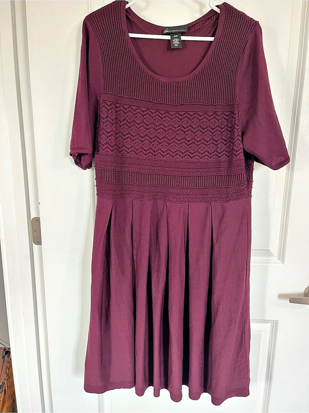 Lane Bryant Women's Midi Knit Dress Size 18/20